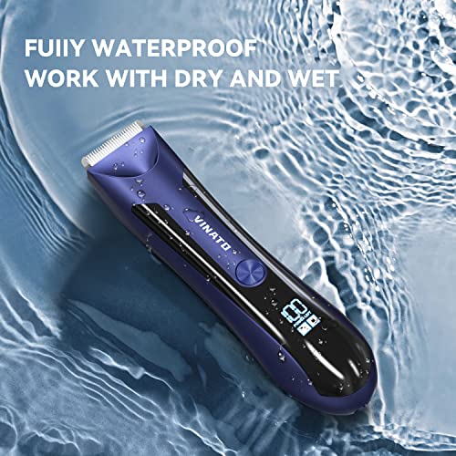 Waterproof Electric Body Hair Trimmer with Ceramic Blade B7520