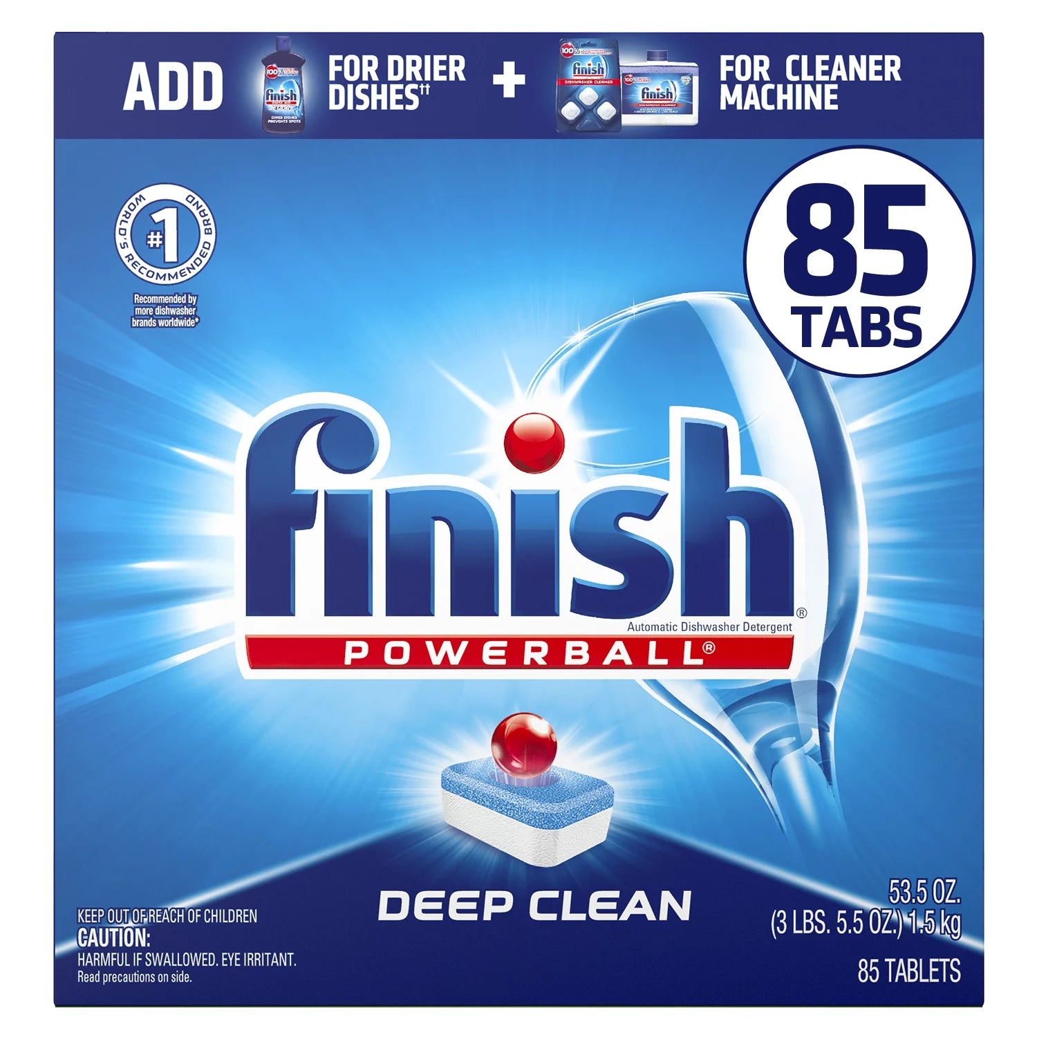 Fresh Scent 53.5 Ounce 85 Count Dishwasher Detergents G741