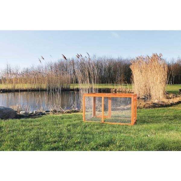 Large Metal Chicken Coop Walk-in Poultry Cage Chicken Run Pen Dog Kennel Duck House with Waterproof and Anti-Ultraviolet Cover W3675