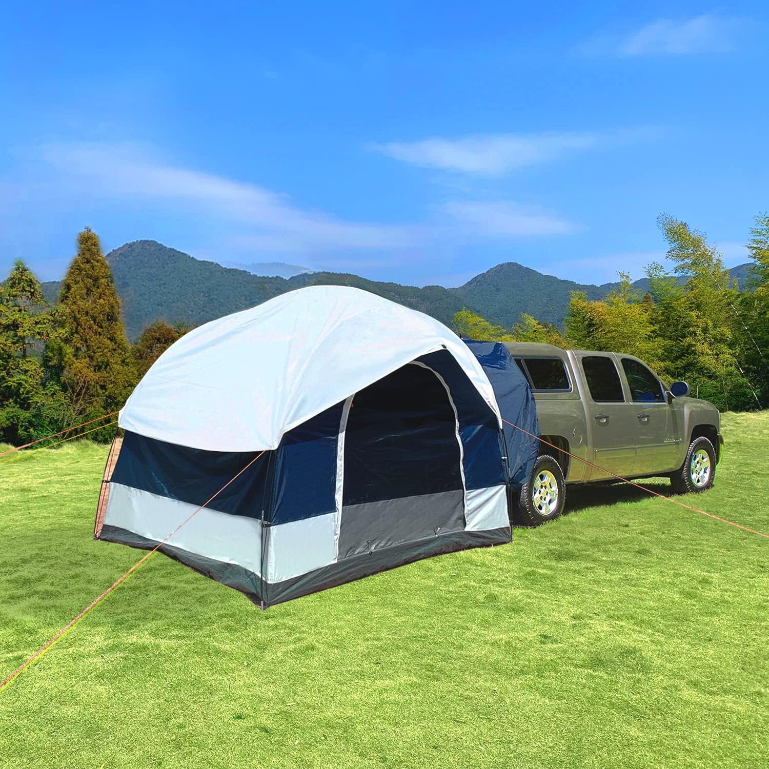 SUV Tent Attachment, 8' W x 8' L x 7.2' H, Includes Rainfly and Storage Bag W3615