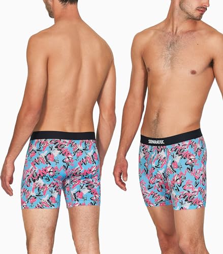 Men’s Boxer Briefs with Dual Pouch Bamboo Rayon 3 Pack J226500