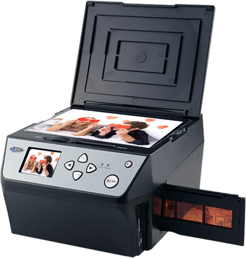 Black 16MP Film Scanner with 2.4 LCD Screen M20414