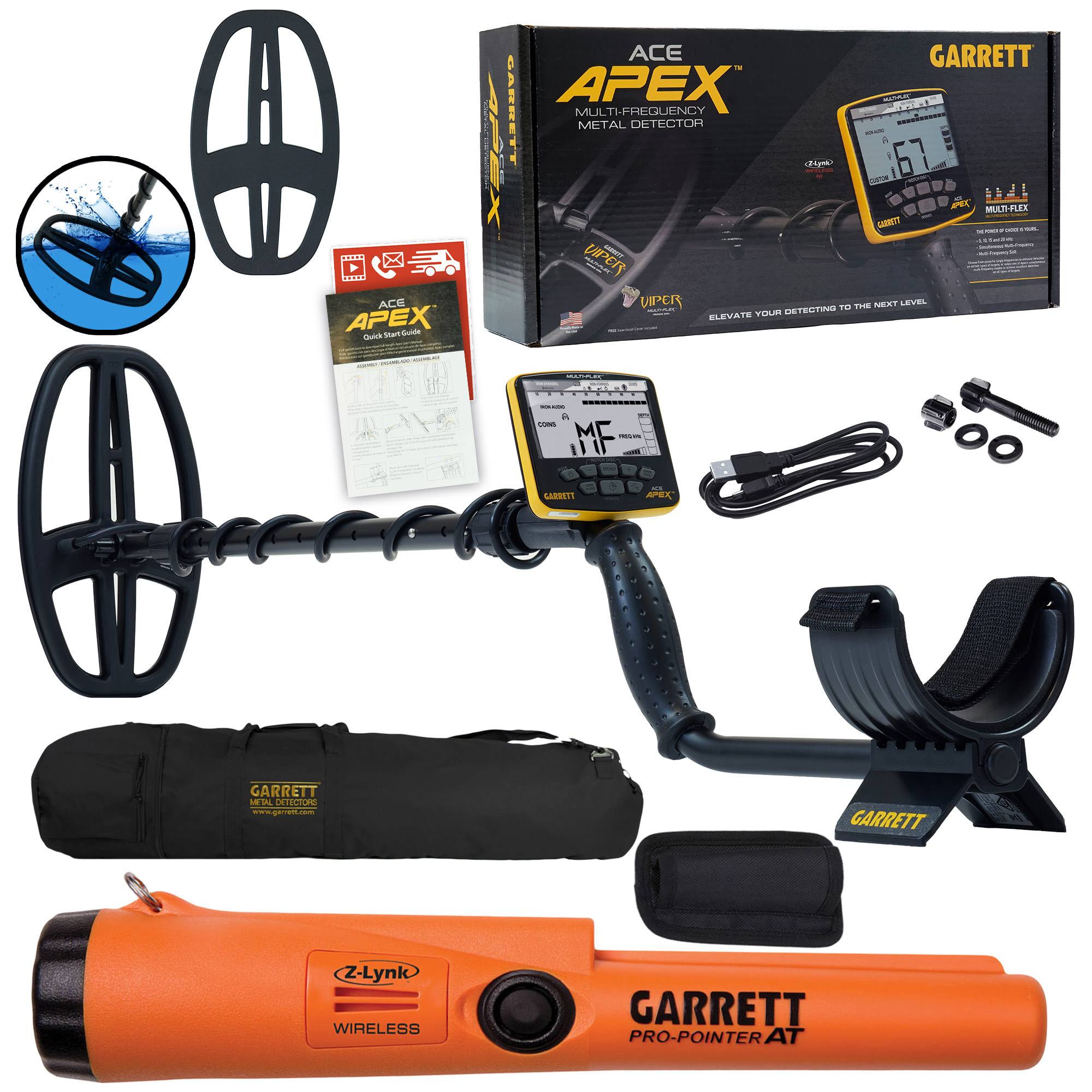 Metal Detector with Carry Bag W8728