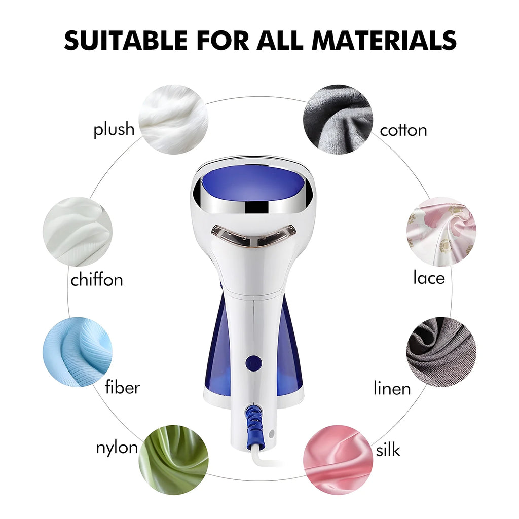 1600W 8.5oz Portable Handheld Fabric Steamer P51539