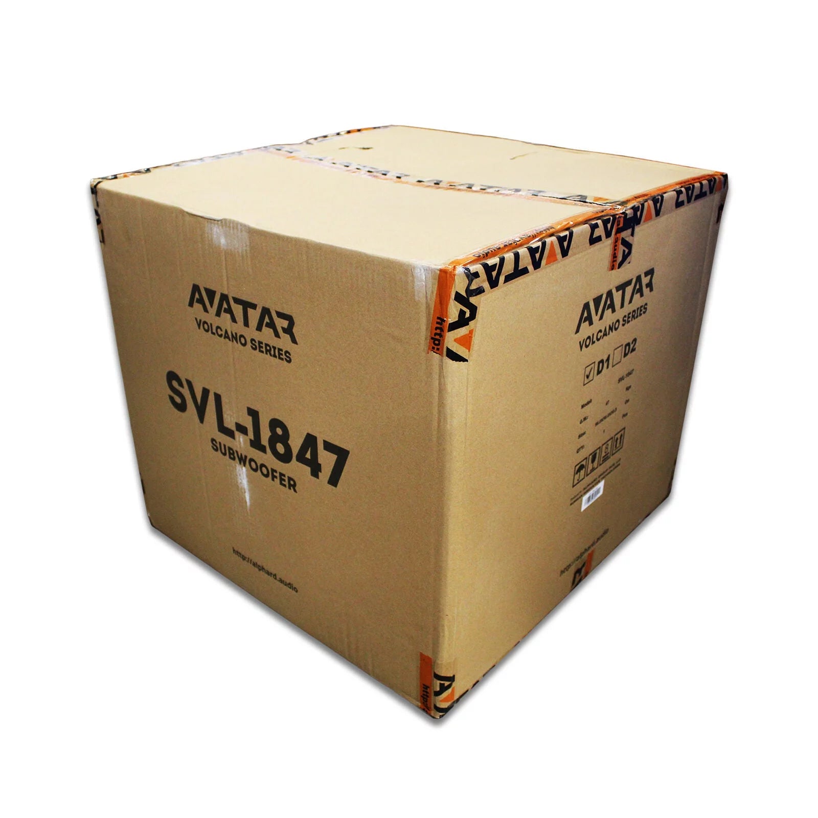 Orange 18" Bass Subwoofer Y1378