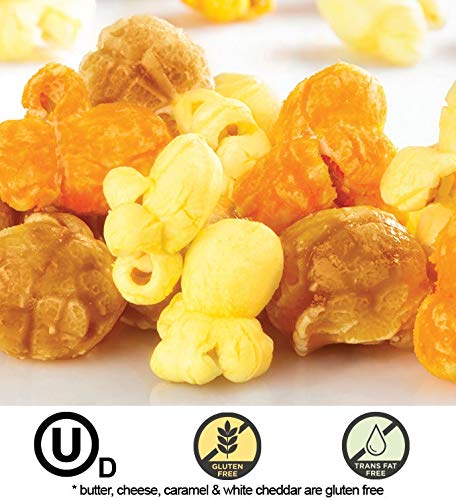3.5 Gallons Popcorn Gift Tin (Robust Cheddar, Butter, Caramel) Z6576