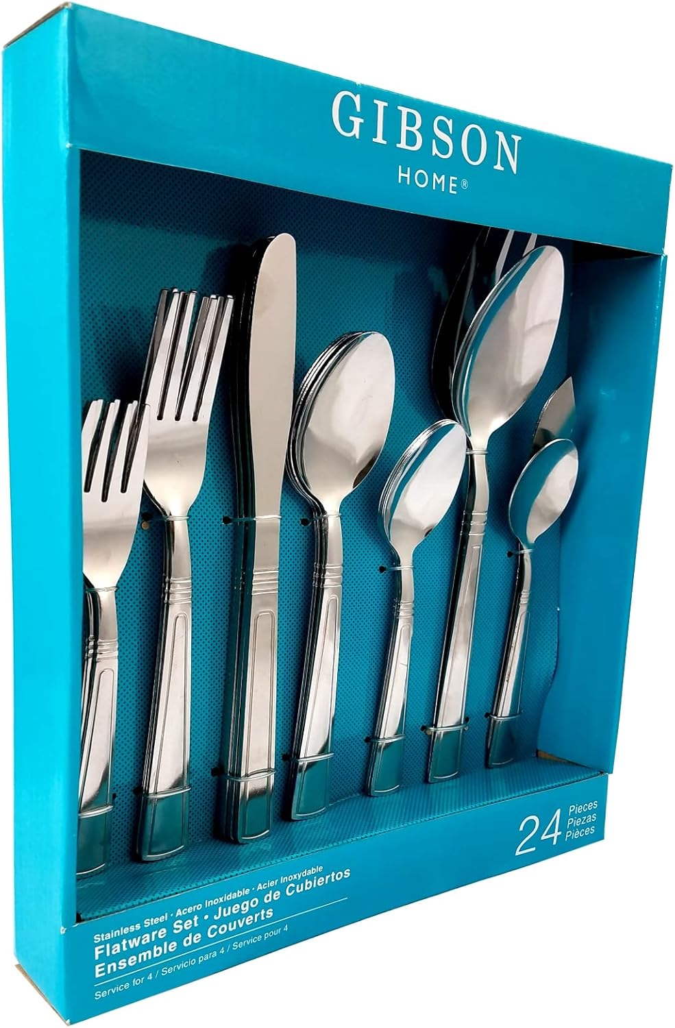 24 Piece Silver Flatware Set X121
