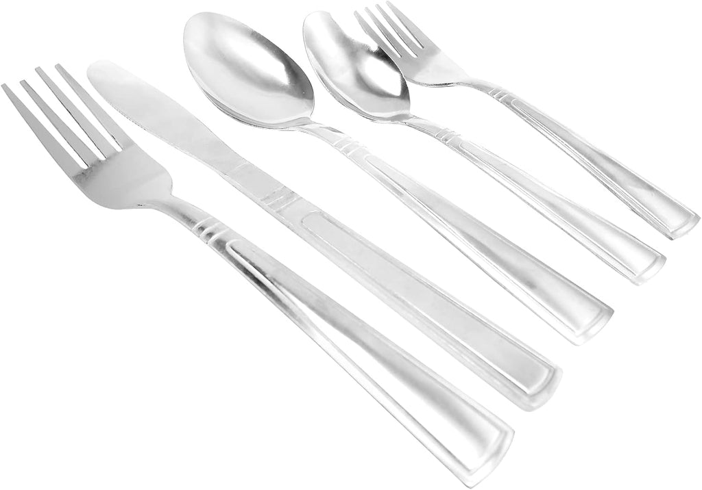24 Piece Silver Flatware Set X121