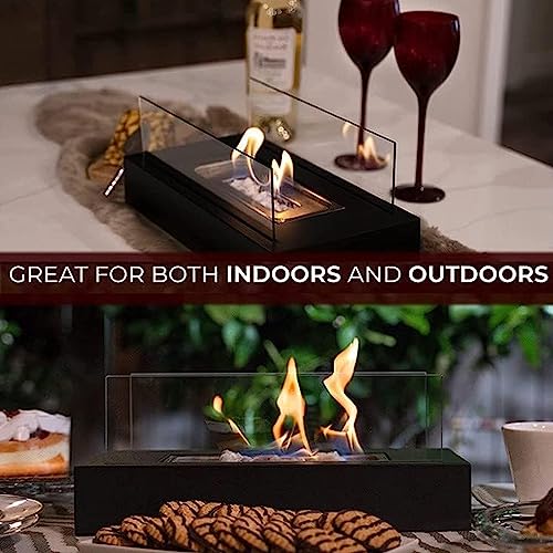 White Portable Tabletop Fire Pit Bowl X7929
