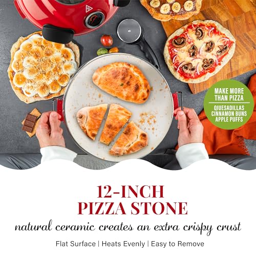 Cream Electric Pizza Oven T797763