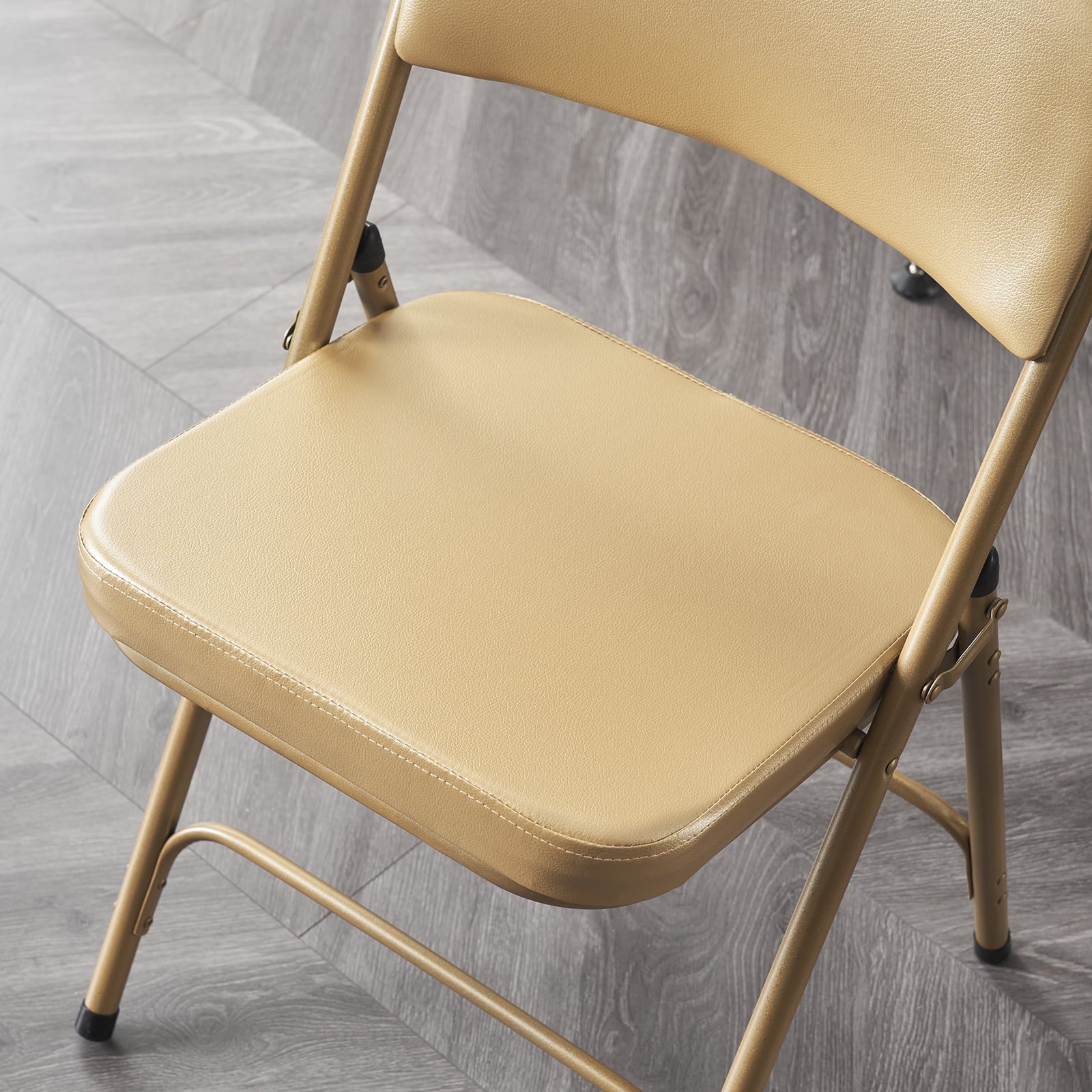 2 Pack Metal Folding Chairs with Padded Seat and Back O1243