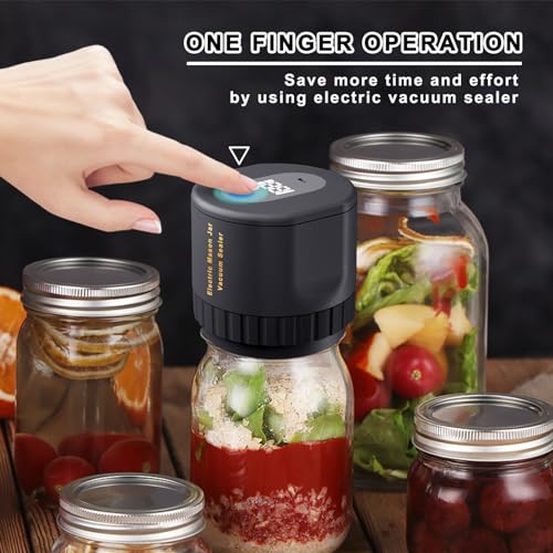 Electric Mason Jar Vacuum Sealer Kit X96704