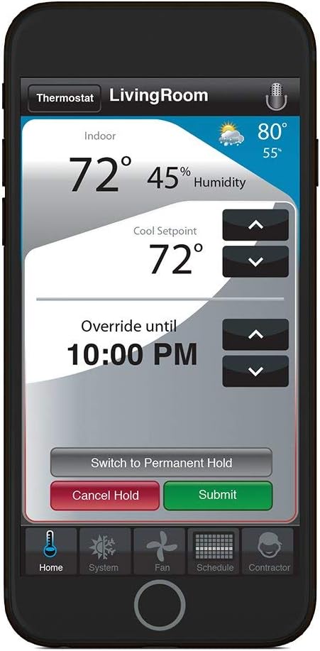 Wi-Fi 7-Day Programmable Thermostat Z7325