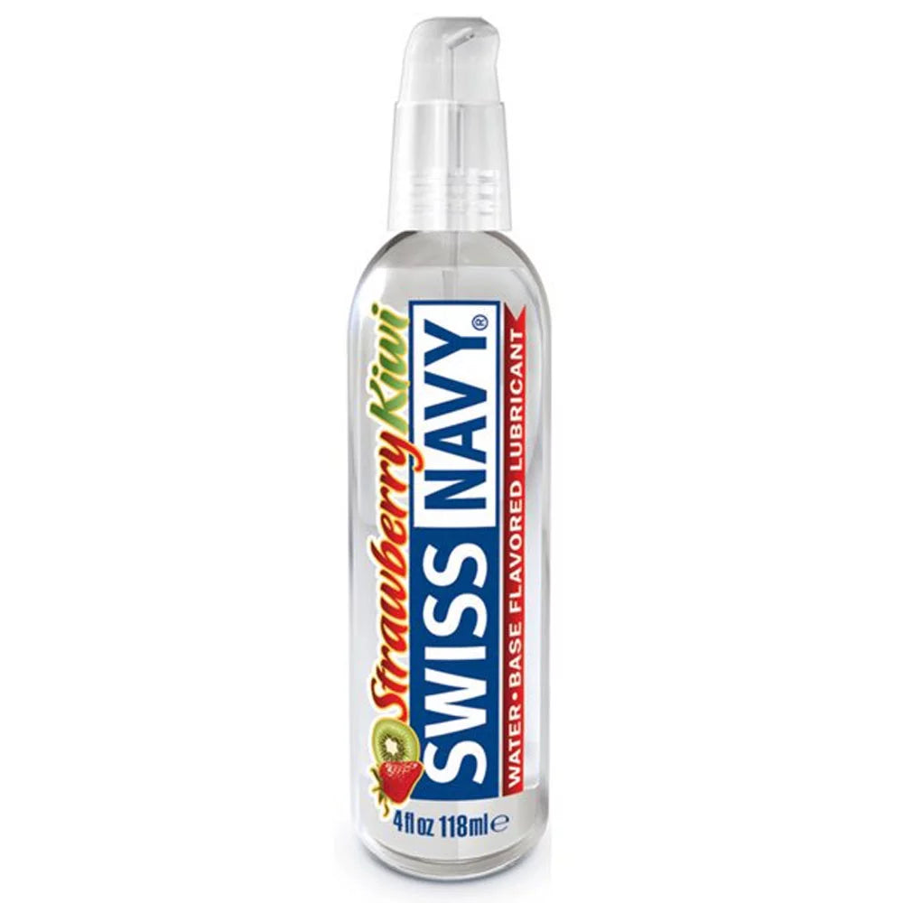 Strawberry-Kiwi Flavored Water-Based Lubricant 4oz - 2 Pack C68381