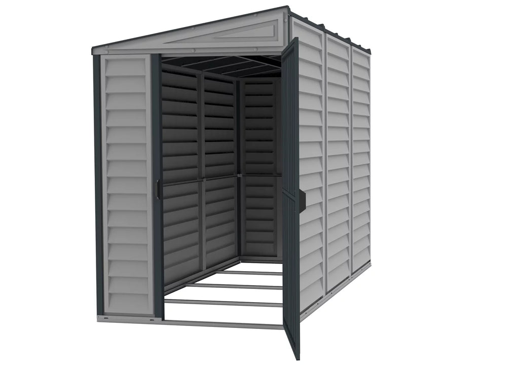 4ft x 8ft Vinyl Resin Outdoor Storage Shed Z9202