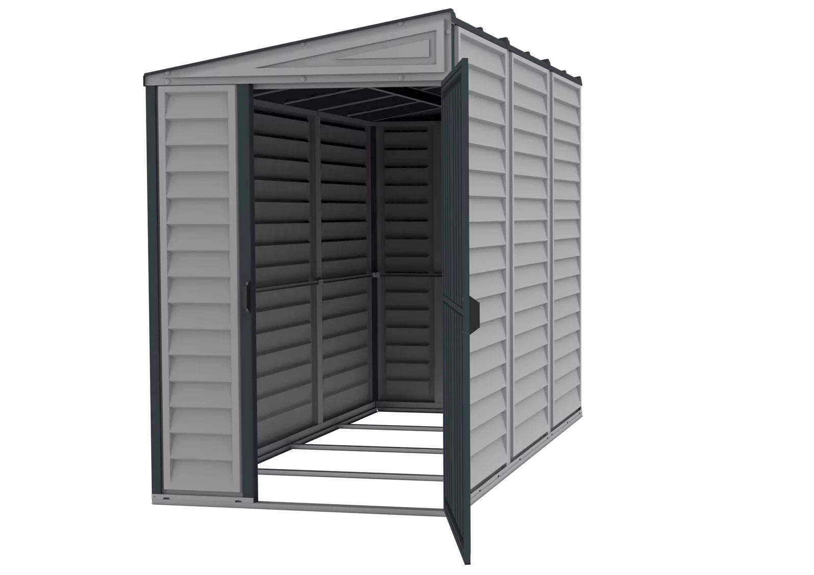 4ft x 8ft Vinyl Resin Outdoor Storage Shed Z9202