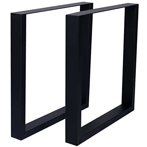 2pcs Square Metal Table Legs 28 x 24in L96654