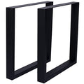 2pcs Square Metal Table Legs 28 x 24in L96654