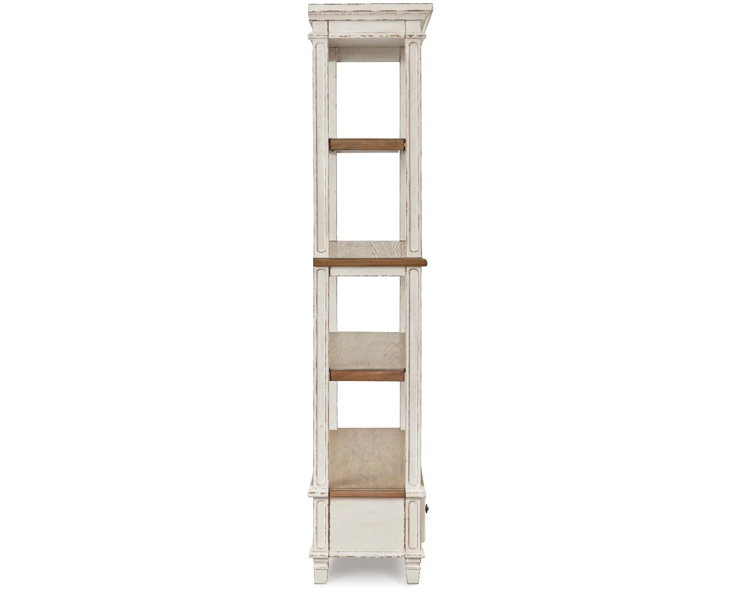 75" Bookcase Brown/White X368981