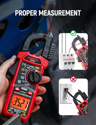 TRMS 4000 Counts Auto-ranging Clamp Meter Multimeter N393999
