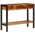 Solid Sheesham Wood Sideboard with 3 Drawers J2573