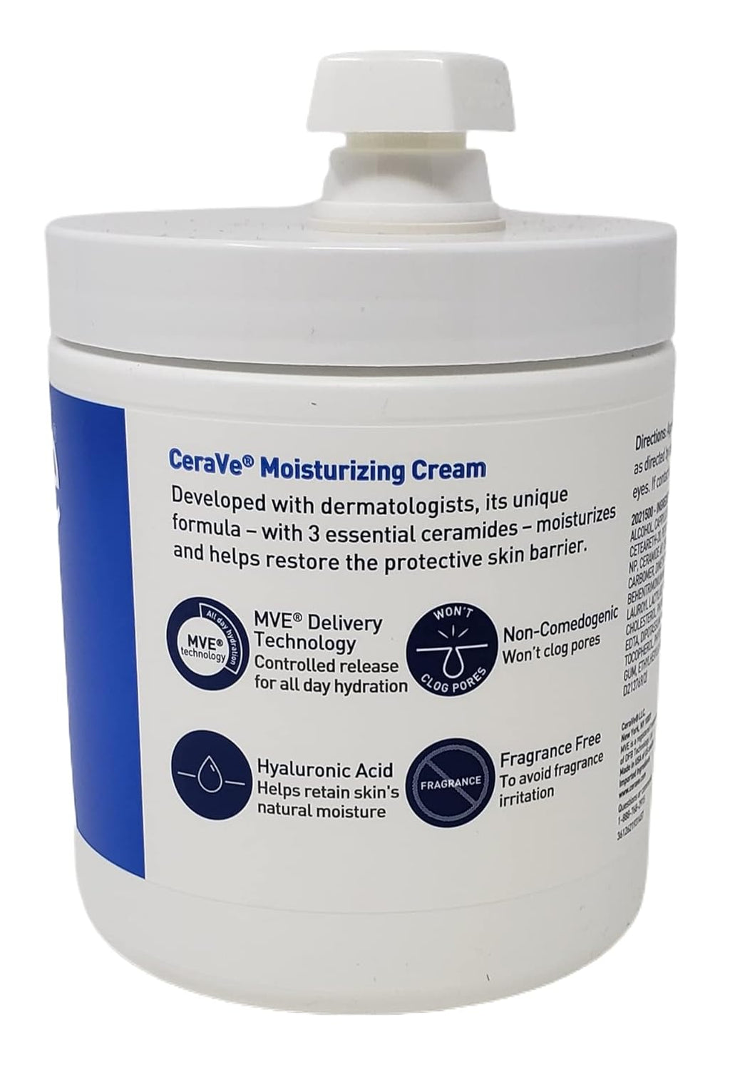 19 oz Moisturizing Cream with Pump and 1.89 oz Travel Size W746444