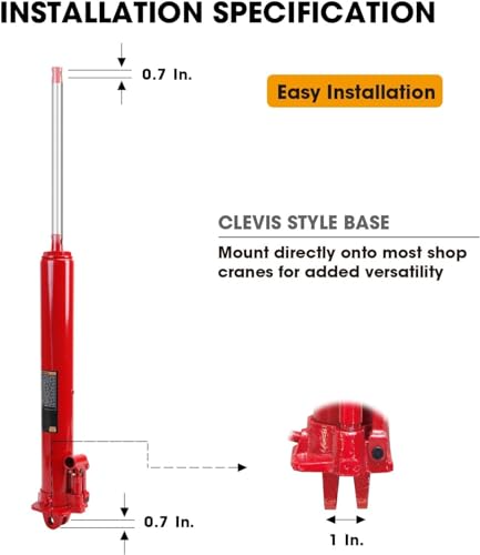 3 Ton Hydraulic Long Ram Jack U53589