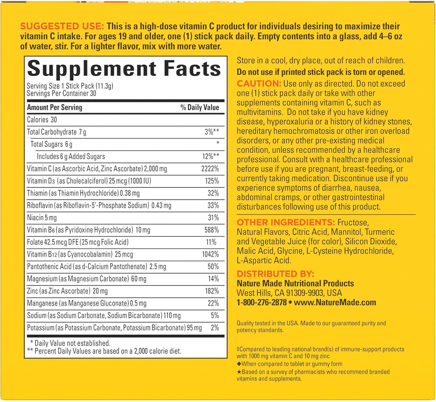 ImmuneMAX Fizzy Drink Mix with Vitamin C, Vitamin D, and Zinc, 30 Stick Packs, 0.4 Ounce A574