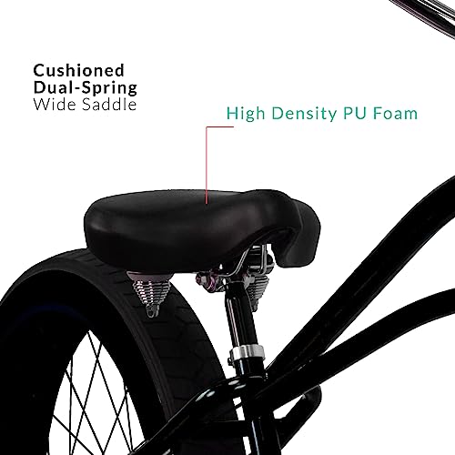 26" Speed Bicycles Chopper-Style Stretch Cruiser Bikes W5381
