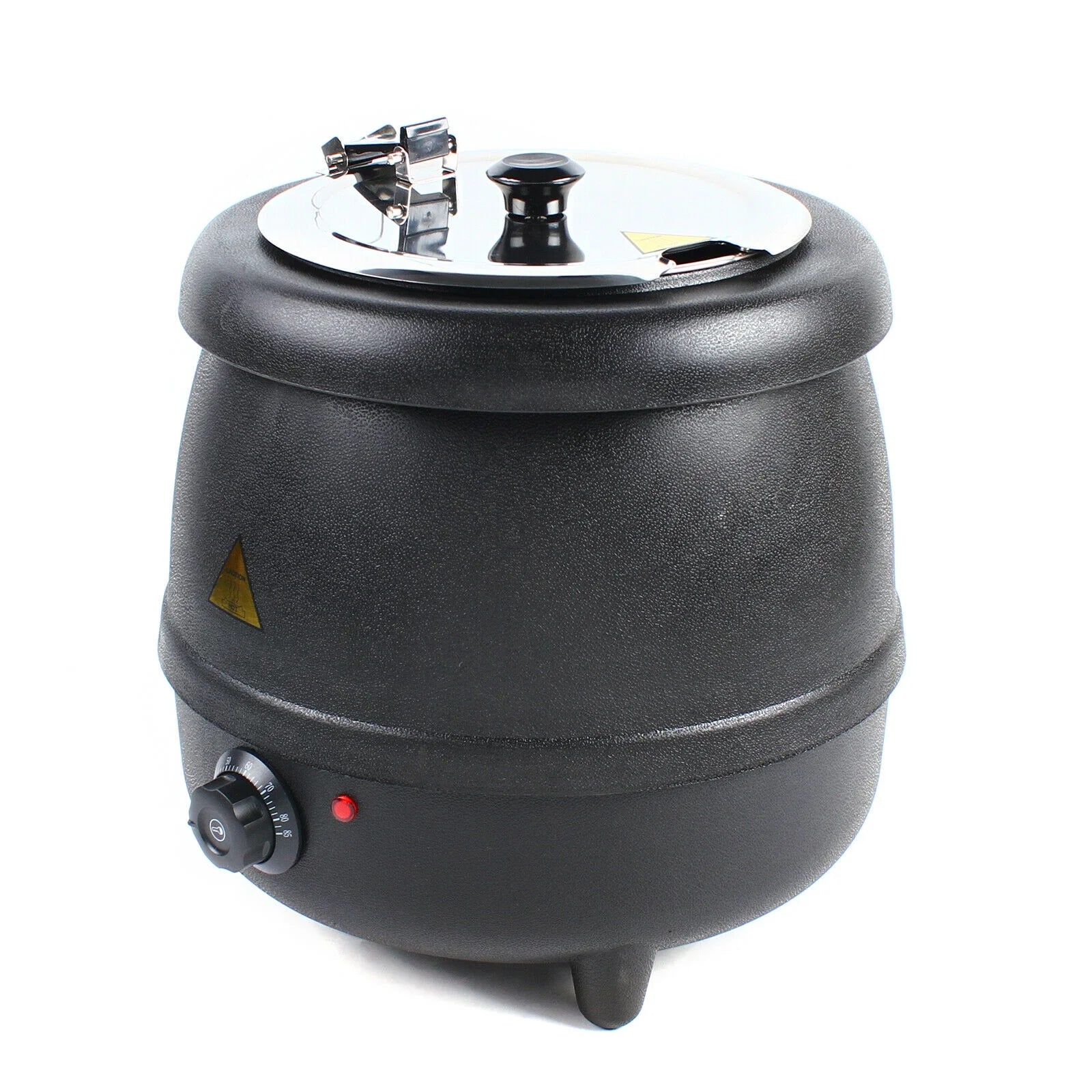 10L Commercial Electric Food Soup Kettle Pot Warmer Black O34684