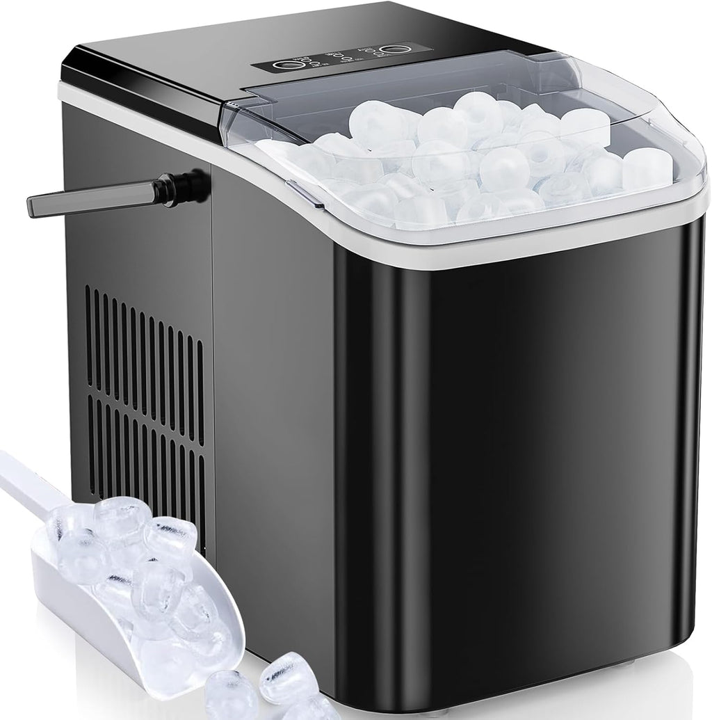Black Countertop Ice Maker N877