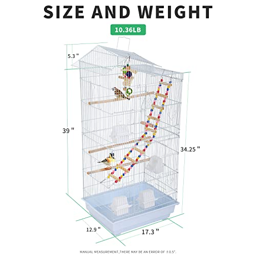 39 inch Large Flight Cage with Bird Stand L344