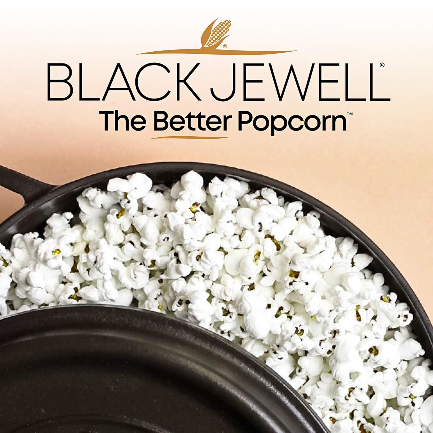 Black Gourmet Popcorn Kernels, 28.35 oz I21448