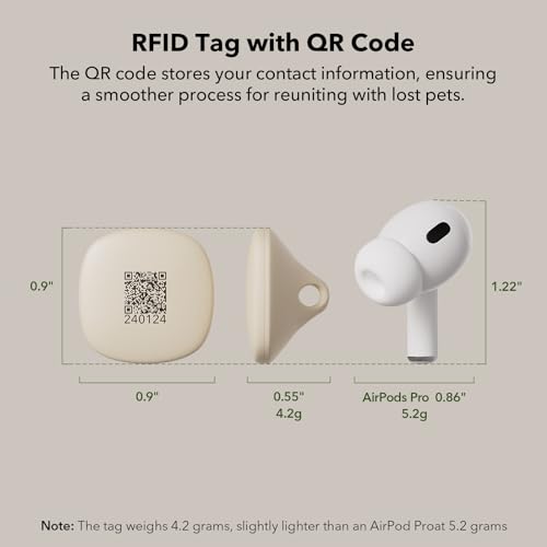 Automatic Cat Feeder, 3L, App Control with Light Collar Tag M1201