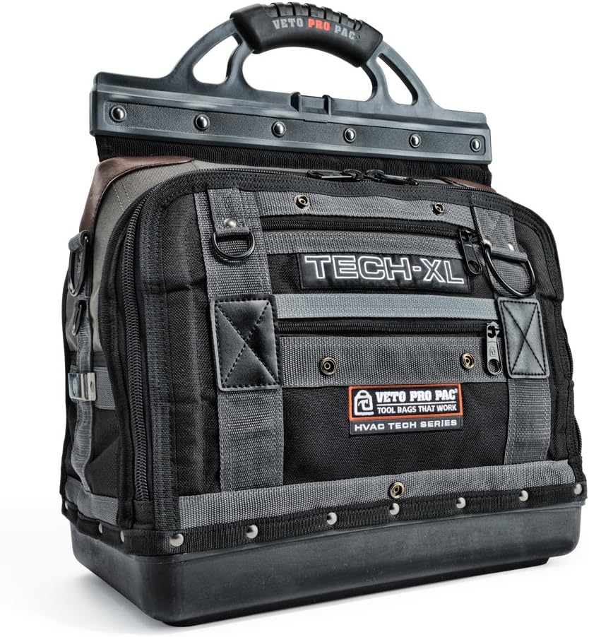 Black Grey Tech XL Tool Bag N258