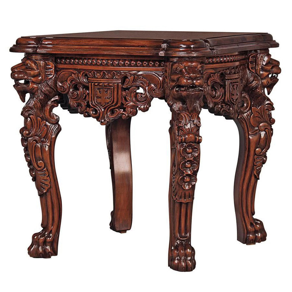 Lord Raffles Grand Hall Lion Leg Side Table A442