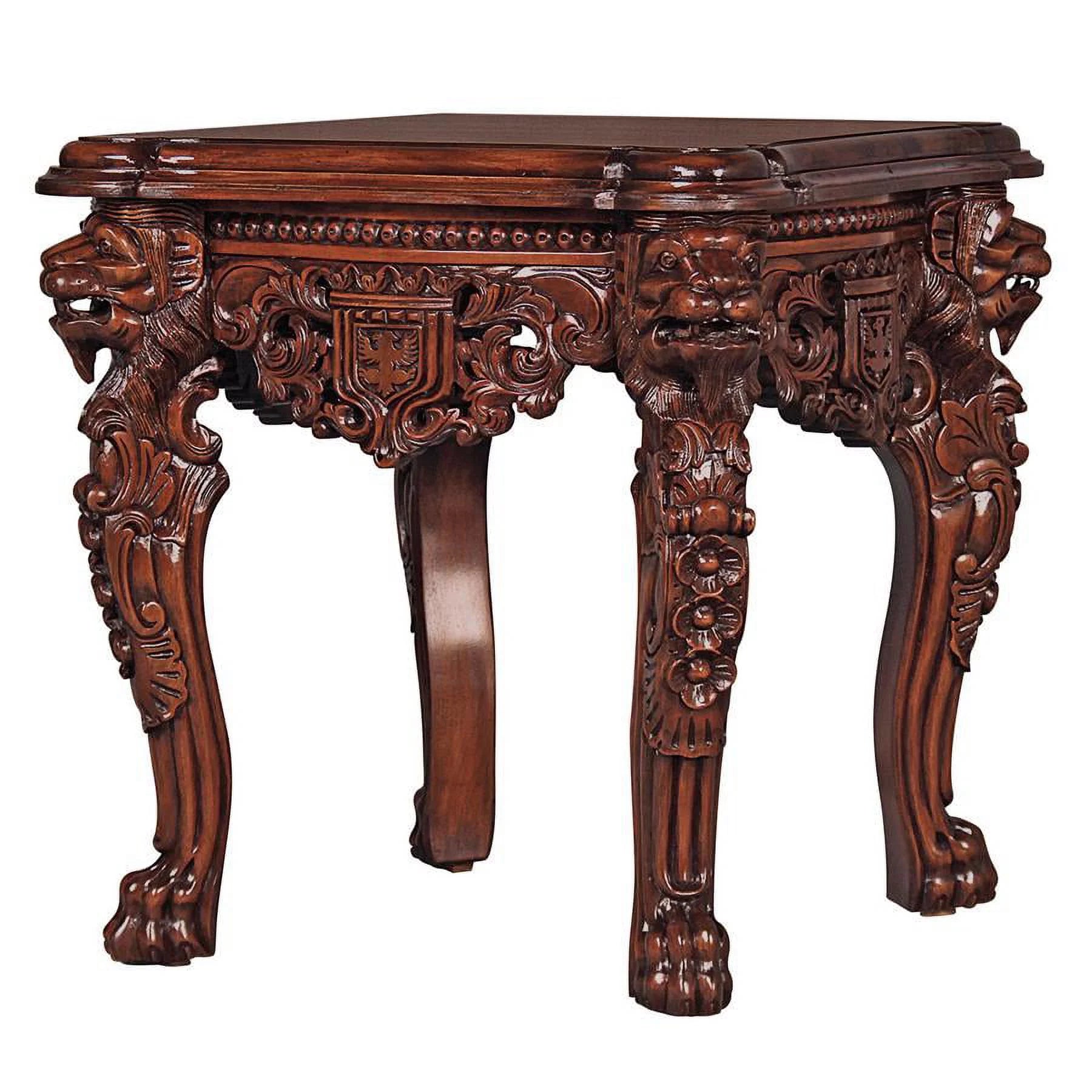 Lord Raffles Grand Hall Lion Leg Side Table A442