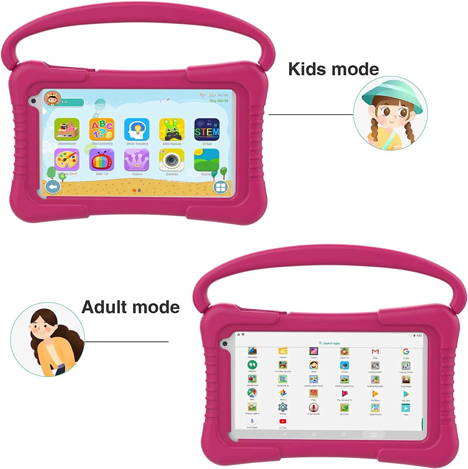 7 inch Android 11 Kids Tablet 32G 2GB RAM I8409