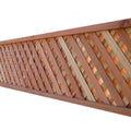 2-1/4-in x 16-1/2-in x 8-ft Natural Redwood Wood Privacy Lattice G783
