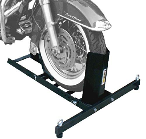 Adjustable Motorcycle Wheel Chock Stand Heavy Duty 1800lb Weight Capacity P837347