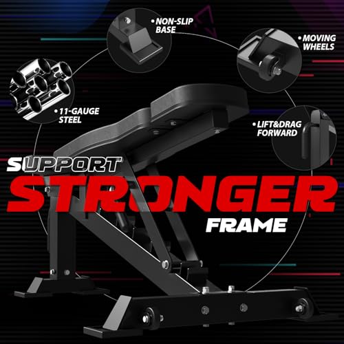2200lbs Squat Rack with LAT-Pull Down System & Cable Crossover Machine with Adjustable Weight Bench J406020