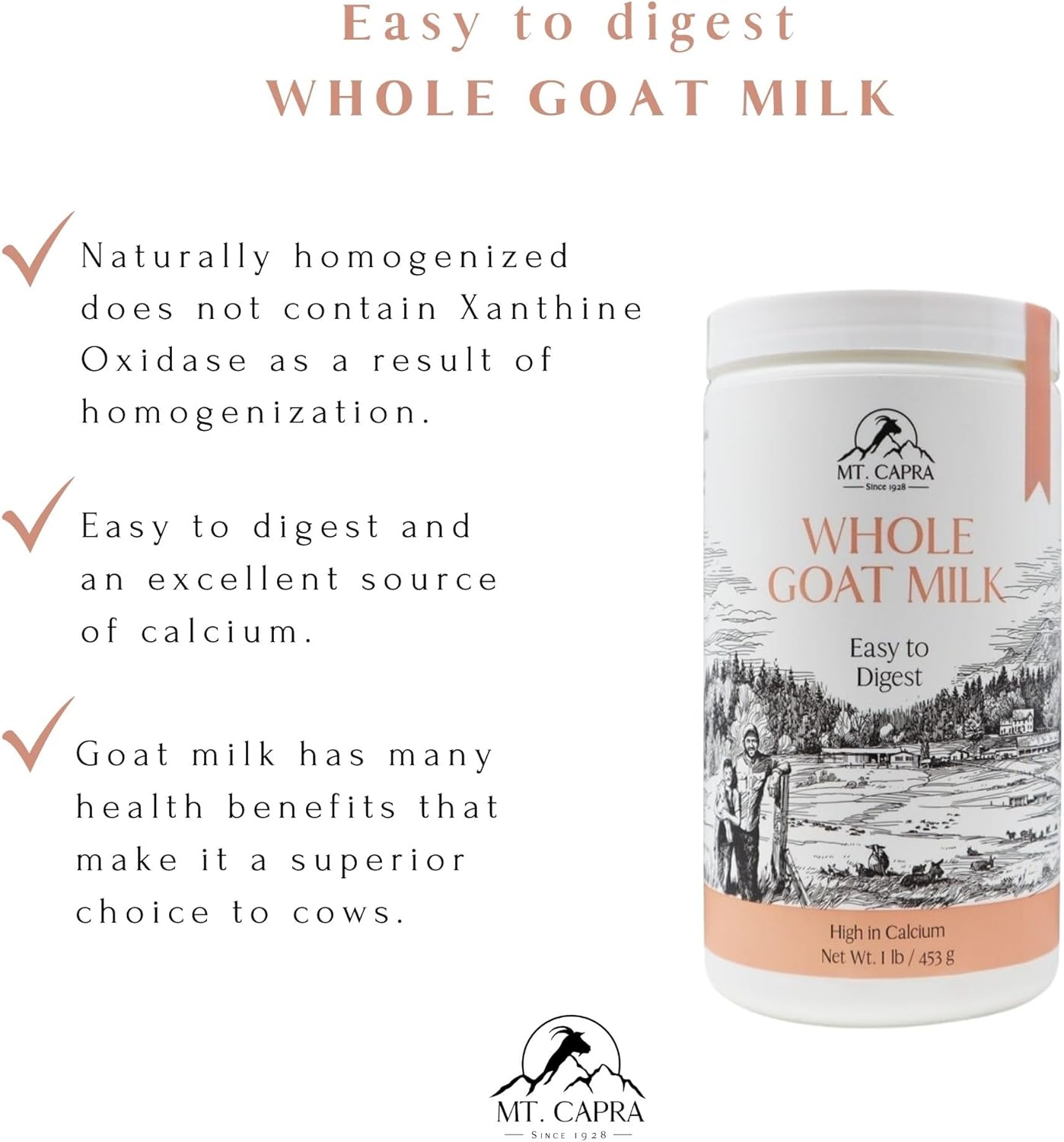 Whole Goat Milk Powder - 1 pound P352792