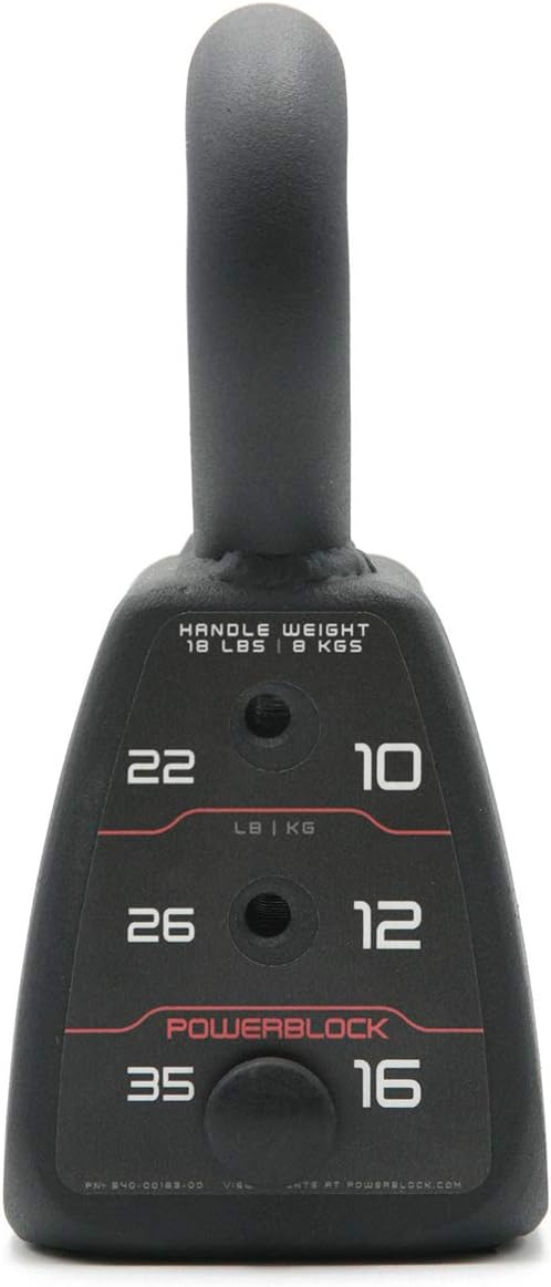 Adjustable Kettlebell, Black, 35 lb M121403