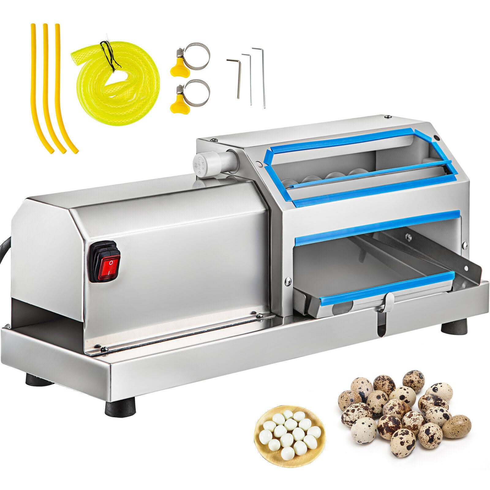 Commercial Automatic Quail Egg Peeler Machine Bird Egg Sheller Machine I416
