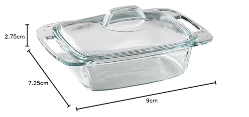 2-Qt Glass Casserole Dish with Lid J765