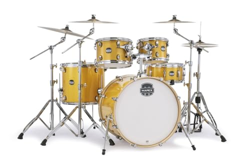 5-Piece Rock Shell Pack with 22" Bass Drum Sunflower Sparkle E6169