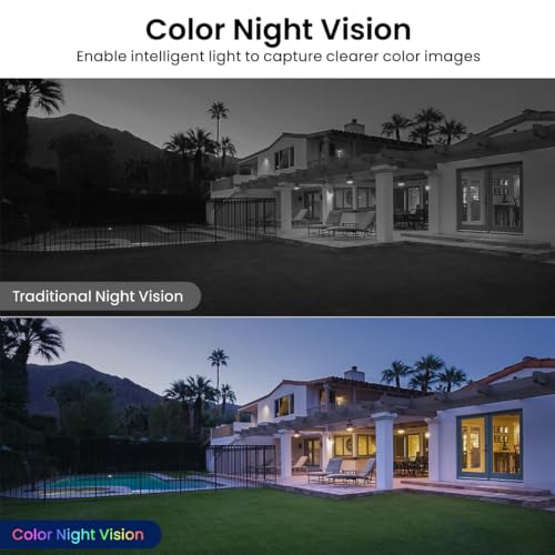 2K Color Night Vision Indoor/Outdoor Security Camera Y5286