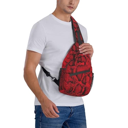 Snakeskin Crossbody Bag O489