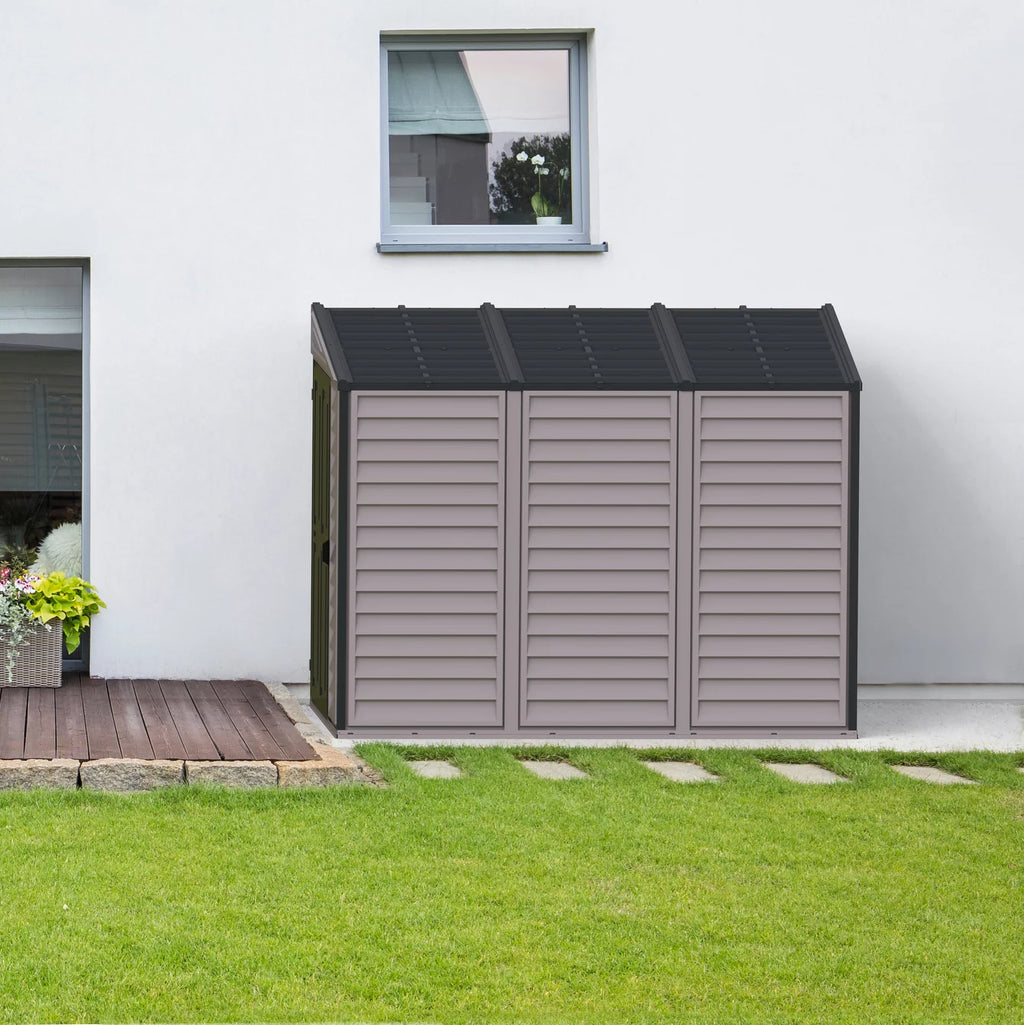 4ft x 8ft Vinyl Resin Outdoor Storage Shed Z9202