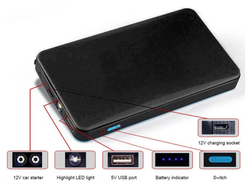 20000mAh Car Jump Starter Power Bank V9870